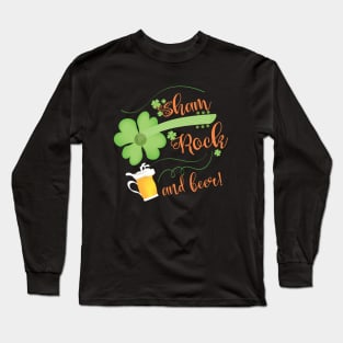 Shamrock and beer Long Sleeve T-Shirt